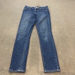 Paige Verdugo Jegging Blue Stretch Distressed Faded Denim Pants Jeans Size 26